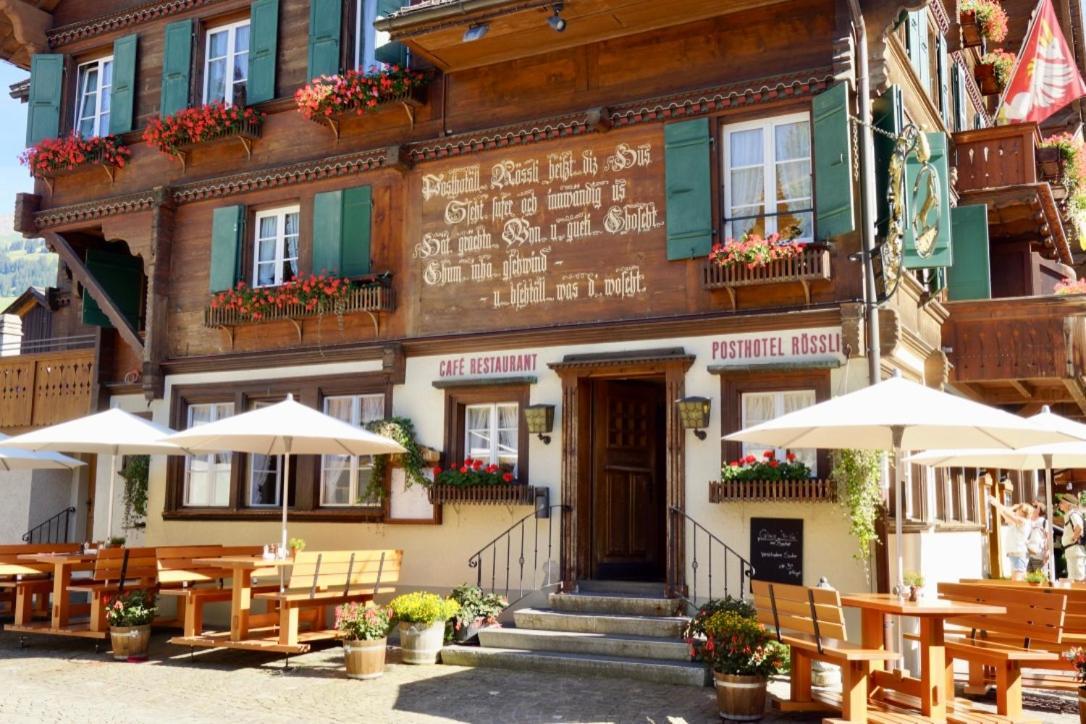 Posthotel Roessli Gstaad Zewnętrze zdjęcie